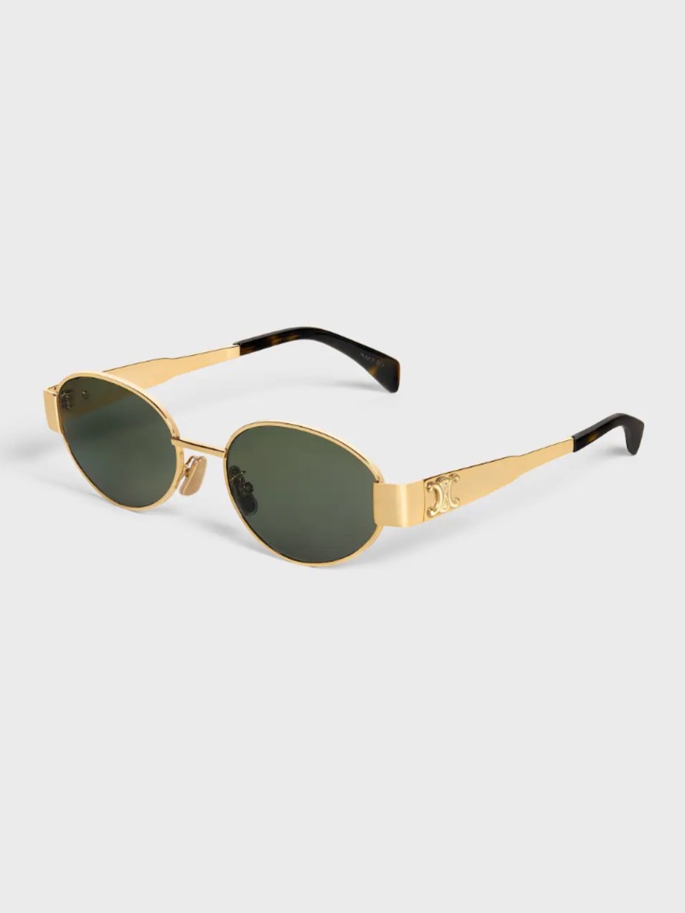 NWT - Celine Triomphe Sunglasses - Metal Frame - Receipt attached